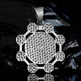 Oxidized Knights Templar Pendant With All Templars Crosses, “FELLOW-SOLDIERS OF CHRIST” Templar pendant, Templar cross pendant, Silver Men's Pendant, Necklace With Templars Crosses, Pendant Soldiers Of Christ, Handmade Templar Silver Pendant, 925 silver pendant mens Sterling Silver Crusader Pendant.