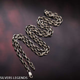 Sterling Silver Oxidized Men's Cross Pendant Knights Templar