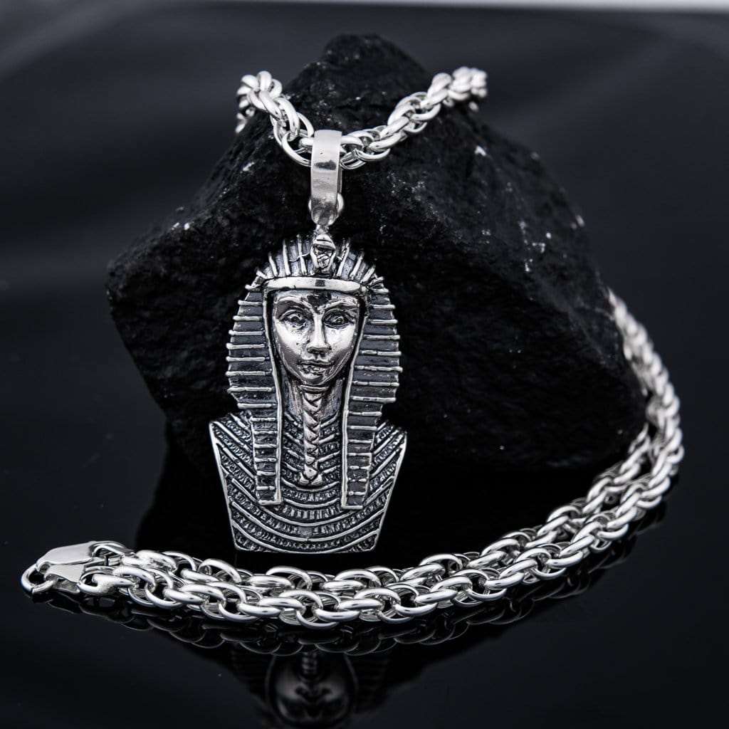 Silver Pendant Egyptian Pharaon Handmade | Silvers Legends