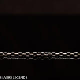 Anchor chain silver oxidized, Sterling silver 925 oxidized anchor chain for men with original, unique design, beautiful details and amazing artwork. Handmade Cool silver jewel, heavy chain necklace for men, mens silver necklace for pendant - Silvers Legends