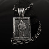 Sterling Silver Memento Mori Pendant Necklace, Sterling Silver Memento Mori Pendant, Gothic Skull Silver Locket, Masonic Skeleton Punk Tile Pendant, Memento Mori Masonic Jewelry, Gift For Him, Minimalist Pendant Necklace, Skull Punk Jewelry, Skeleton Silver Pendant, Men's Tile Pendant