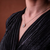 Charm Sterling silver 925 Jewelry set of pendant, necklace and earrings"Teardrop"- Elegant silver jewelry female set, made with shining zircon, perfect choice as a fancy gift to your girlfriend, wife, mom, or female friends at Easter, anniversary, engagement, party, meeting, dating, wedding or usual wear. Hypoallergenic sterling silver necklace set, allergy-free. Check out other elegant jewelry for women at silverslegends.com...