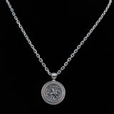 Sterling silver 925 men’s pendant “St. George and the Serpent” is vintage handmade religious amulet and simbol of the protection. You can have this perfect Christian jewel with silver anchor chain necklace. The medallion symbolized Saint George and the dragon - The triumph of good over evil, through courage. Saint George pendant is a perfect gift for men and it will fit with every men's style. Check out other handcrafting jewelry at silverslegends.com…