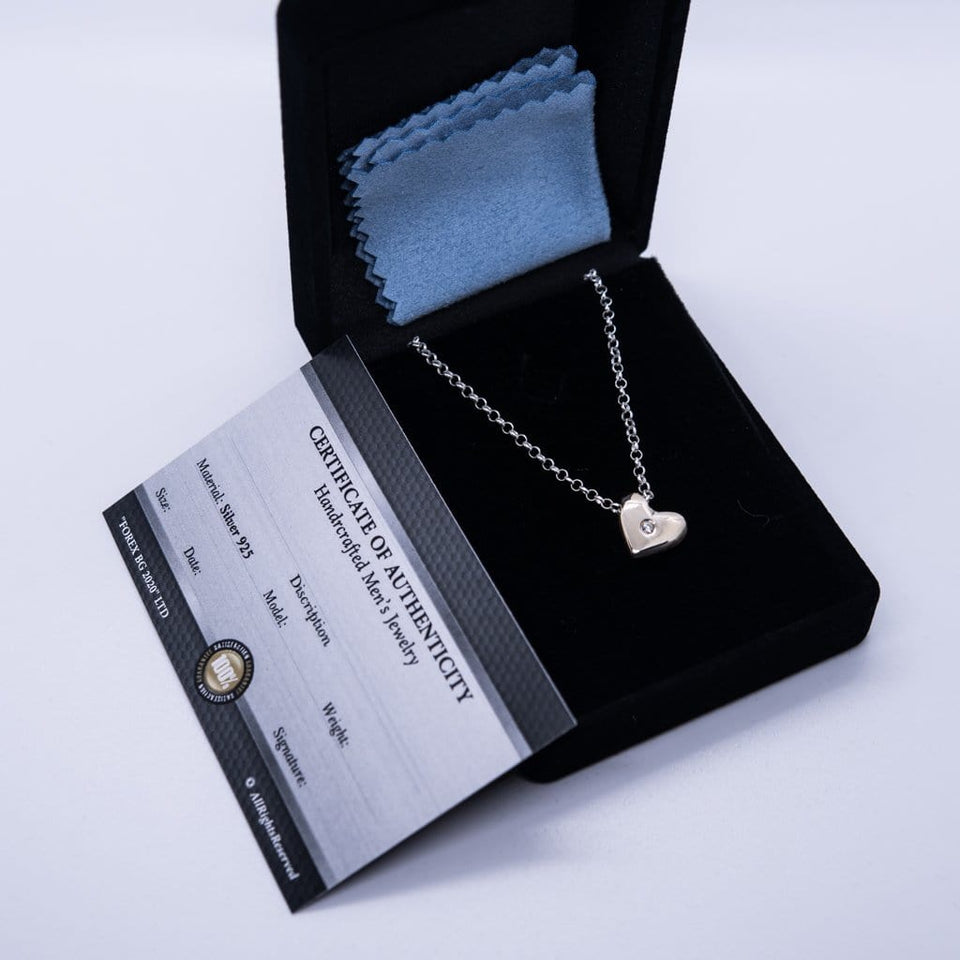 Sterling Silver And 18K Rose Gold Plated Dianty Heart Pendant Necklace is stamped 925. Charm Rose gold heart pendant necklace, made with shining zircon, perfect choice as a fancy gift to your girlfriend, wife, mom, or female friends at Easter, anniversary, engagement, party, meeting, dating, wedding or usual wear. Check out other elegant jewelry for women at silverslegends.com...