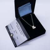Sterling Silver And 18K Rose Gold Plated Dianty Heart Pendant Necklace is stamped 925. Charm Rose gold heart pendant necklace, made with shining zircon, perfect choice as a fancy gift to your girlfriend, wife, mom, or female friends at Easter, anniversary, engagement, party, meeting, dating, wedding or usual wear. Check out other elegant jewelry for women at silverslegends.com...