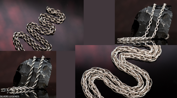 Cool Chains sterling silver 925, Rollo and Rope chains