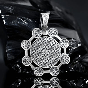 Sterling silver 925 Templar pendant featuring all Templar crosses and Knights Templar on horseback, designed for those who appreciate medieval history and religious symbols in fine jewelry.