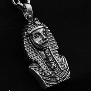 Sterling Silver Egyptian Pendant Necklace Pharaoh, Egyptian Pendant, Pharaoh Silver Necklace, Egyptian Jewelry Silver, Silver Egyptian Talisman, Silver Mens Pendant, Silver Egyptian Amulet, Pendant Sterling Silver 925, Pharaoh Jewelry, Eguptian Amulet, Protection Pendant, Pendant With Or Without Chain Necklace, Gift For Men