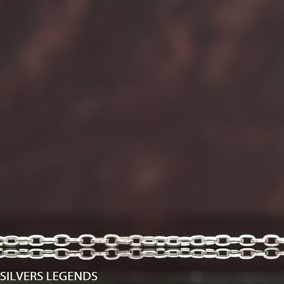 Amazing Unique Design Sterling Silver Gorgeous Link Chain 