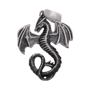 Silver Winged Dragon pendant is sterling silver 925 pendant for men and it will suit with every men’s style. Dragon Men’s Pendant is handmade jewel with unique design. Powerful protection dragon amulet, male locket silver, perfect gift for him. 
