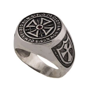 Knights Templar ring silver, Silver men’s ring Non Nobis Domine handmade, Sterling Silver 925 Knights Templar Handmade Men’s Ring with templar cross is Christian ring. This Masonic ring is vintage handmade religious jewel. The Templar silver ring for men is perfect gift for him. Sterling silver Crusader cross ring is with original design and amazing artwork, check out at silverslegends.com…